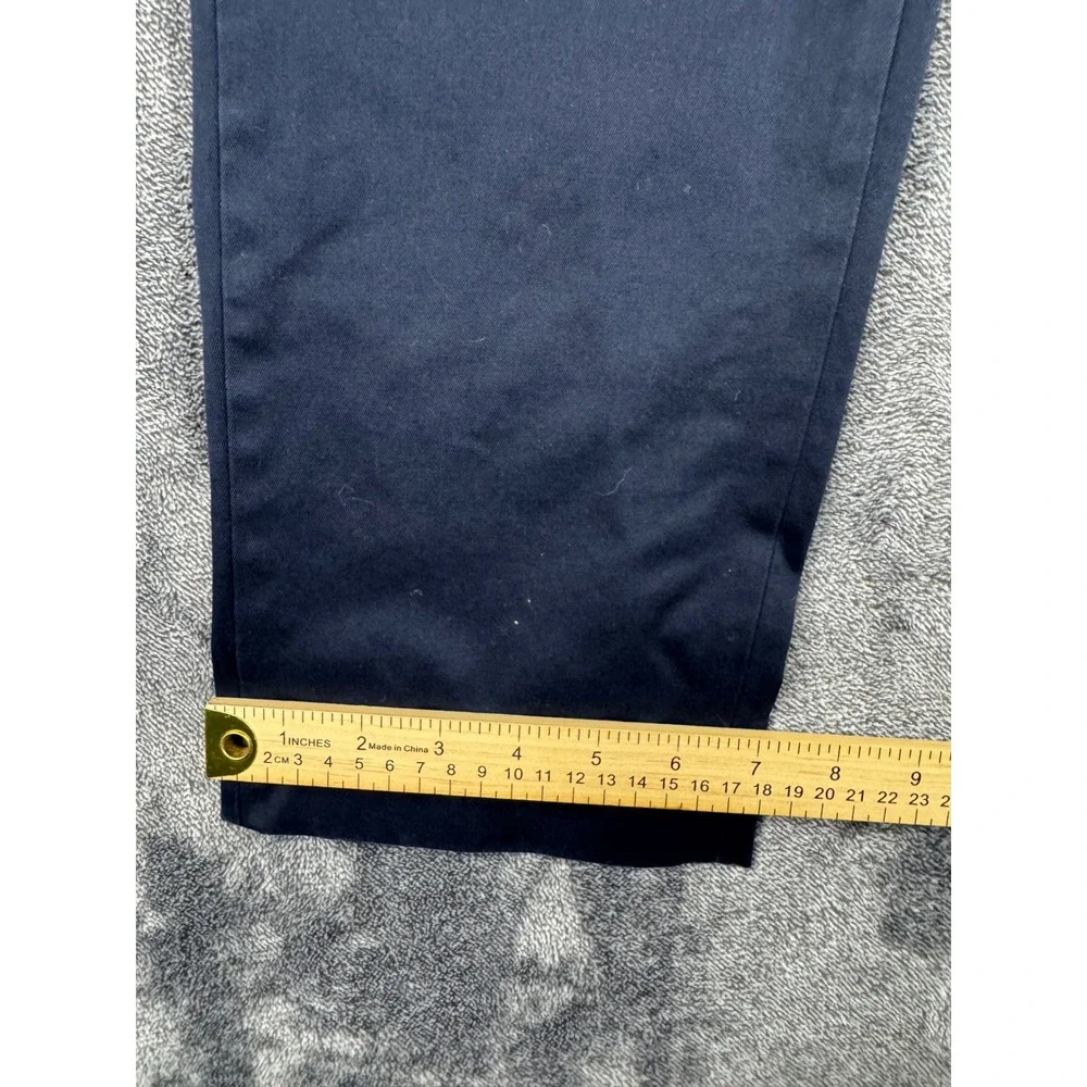 Banana Republic Chino Mens 36x30 Navy Fulton Tailoring+ Rapid Movement Stretch